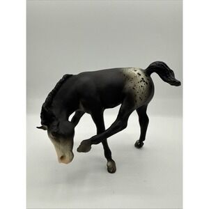 Breyer 1970-1986 Traditional Scratching Foal #168 Black Blanket Appaloosa